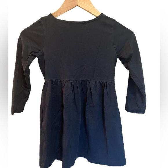 Hanna Andersson Ballet Dancers Dress 120 Girls size 6-7 Black with ballerinas - Picture 3 of 8